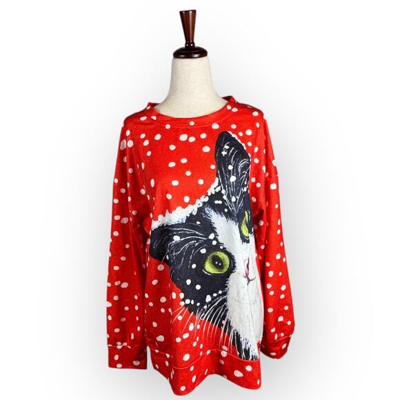 Funny Ugly Christmas Sweater Large - Picture 3 of 4